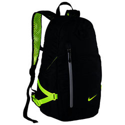 Nike Vapor Lite Running Backpack, Black/Volt